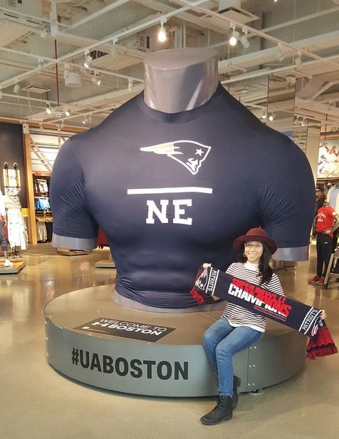 I like my men with a little muscle. Under Armour Boston Prudential Center