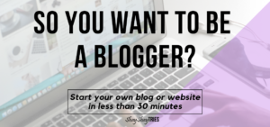 So You Want to Be a Blogger?